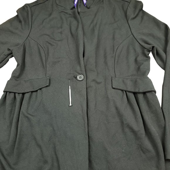 Seraphine Womens 10‎ Blazer Tailored Maternity Jacket Black Professional - ISSUE - Picture 5 of 14